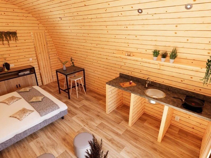 Welness lodge met sauna en airco 5