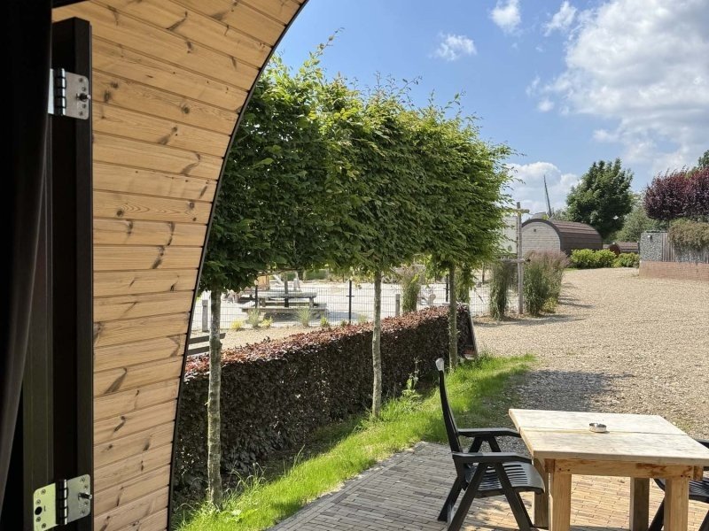 Woodlodge met douche 7